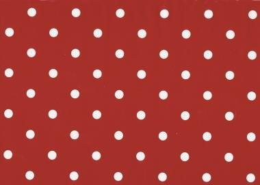 Gekkofix DOTS RED öntapadós tapéta 45 cm x 2 m