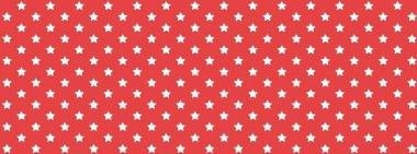 Gekkofix STARS RED öntapadós tapéta 45 cm x 2 m