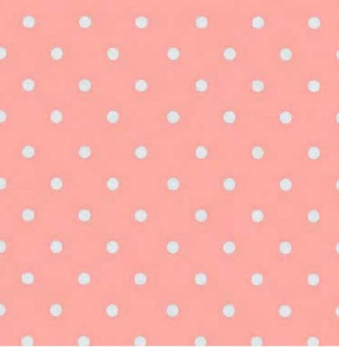 Gekkofix Dots Vintage Pink öntapadós tapéta 45 cm x 2 m