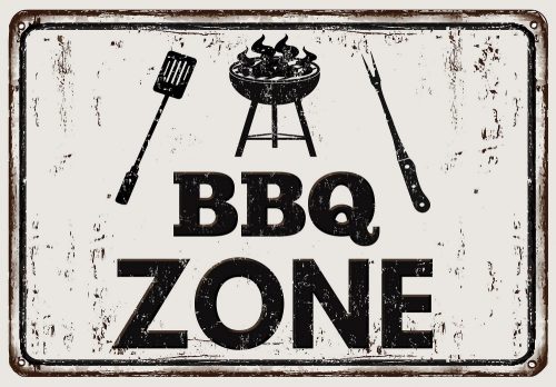 BBQ Zone  poszter, fotótapéta, Vlies (104 x 70,5 cm)