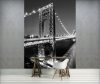 Manhattan Bridge poszter, fotótapéta, Vlies  (206x275 cm, álló)