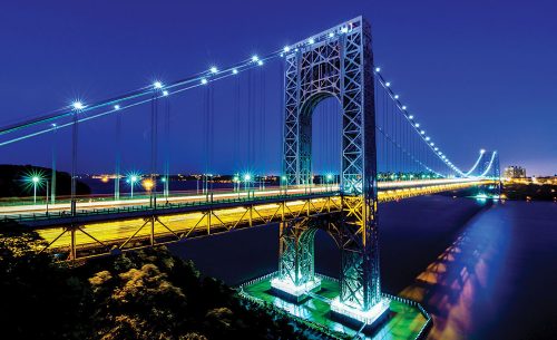 Manhattan Bridge poszter, fotótapéta Vlies (254 x 184 cm)