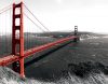 Golden Gate Bridge poszter, fotótapéta Vlies (254 x 184 cm)