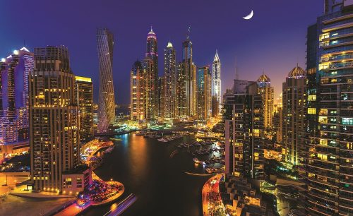 Dubai poszter, fotótapéta Vlies (208 x 146 cm)