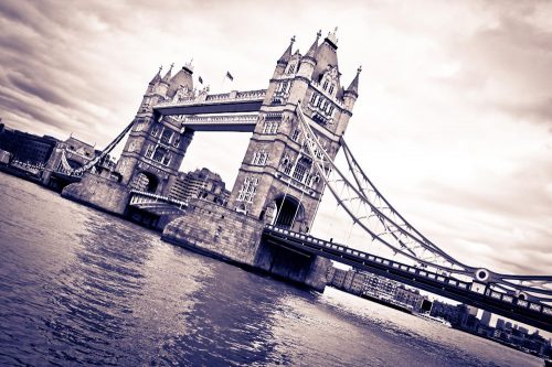 Tower Bridge poszter, fotótapéta, Vlies (416 x 254 cm)