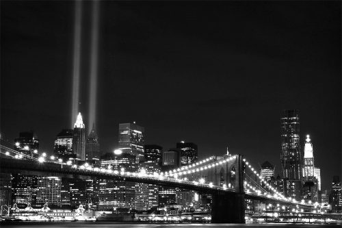 Brooklyn Bridge poszter, fotótapéta Vlies (208 x 146 cm)