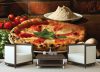 Pizza poszter, fotótapéta Vlies (208 x 146 cm)