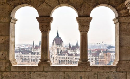 Budapest poszter, fotótapéta Vlies (368 x 254 cm)