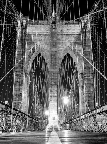 Brooklyn Bridge poszter, fotótapéta, Vlies  (184x254 cm, álló)