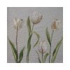 Gobelin tulipán mintás asztali futó Szürke 40x100 cm +/-5%