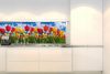 SPRING TULIP FIELD öntapadós konyhai poszter, 180x60 cm