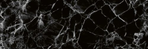 BLACK MARBLE DECORATIVE DESIGN öntapadós konyhai poszter, 180x60 cm