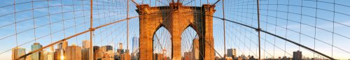 BROOKLYN BRIDGE PANORAMA öntapadós konyhai poszter, 350x60 cm