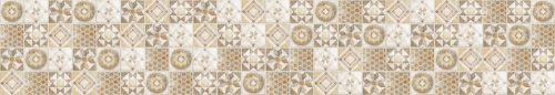 VINTAGE BEIGE TILES öntapadós konyhai poszter, 350x60 cm