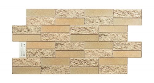 3D PVC falpanel Front Brick tégla mintás