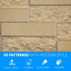 3D PVC falpanel Front Brick tégla mintás