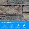 3D PVC falpanel Stone Expanse Dark