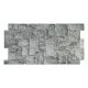 3D PVC falpanel Natural grey stone