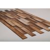 FLEXWALL Walnut dió fa PVC falpanel, barna falmintás 98x48 cm