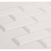 Falburkolat - FLEXWALL Grey Seam Fehér csempe, szürke fuga PVC falpanel 96x48 cm