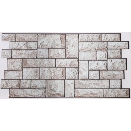 FLEXWALL Rock-Marble kő PVC falpanel szürke kőmintás 97,4x48,5 cm, burkoló lap