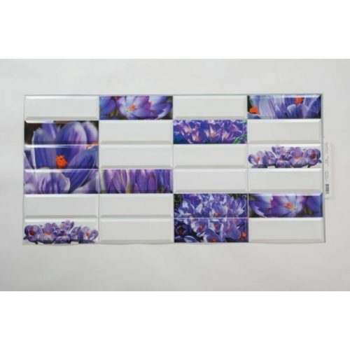 FLEXWALL Crocuses - Sáfrány mintás PVC falpanel