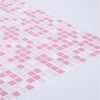 FLEXWALL Mosaic Pink - Rózsaszín Mozaik PVC falpanel, 96×48 cm, konyha, fürdőszoba burkolat